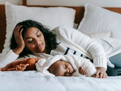 mom baby sleeps