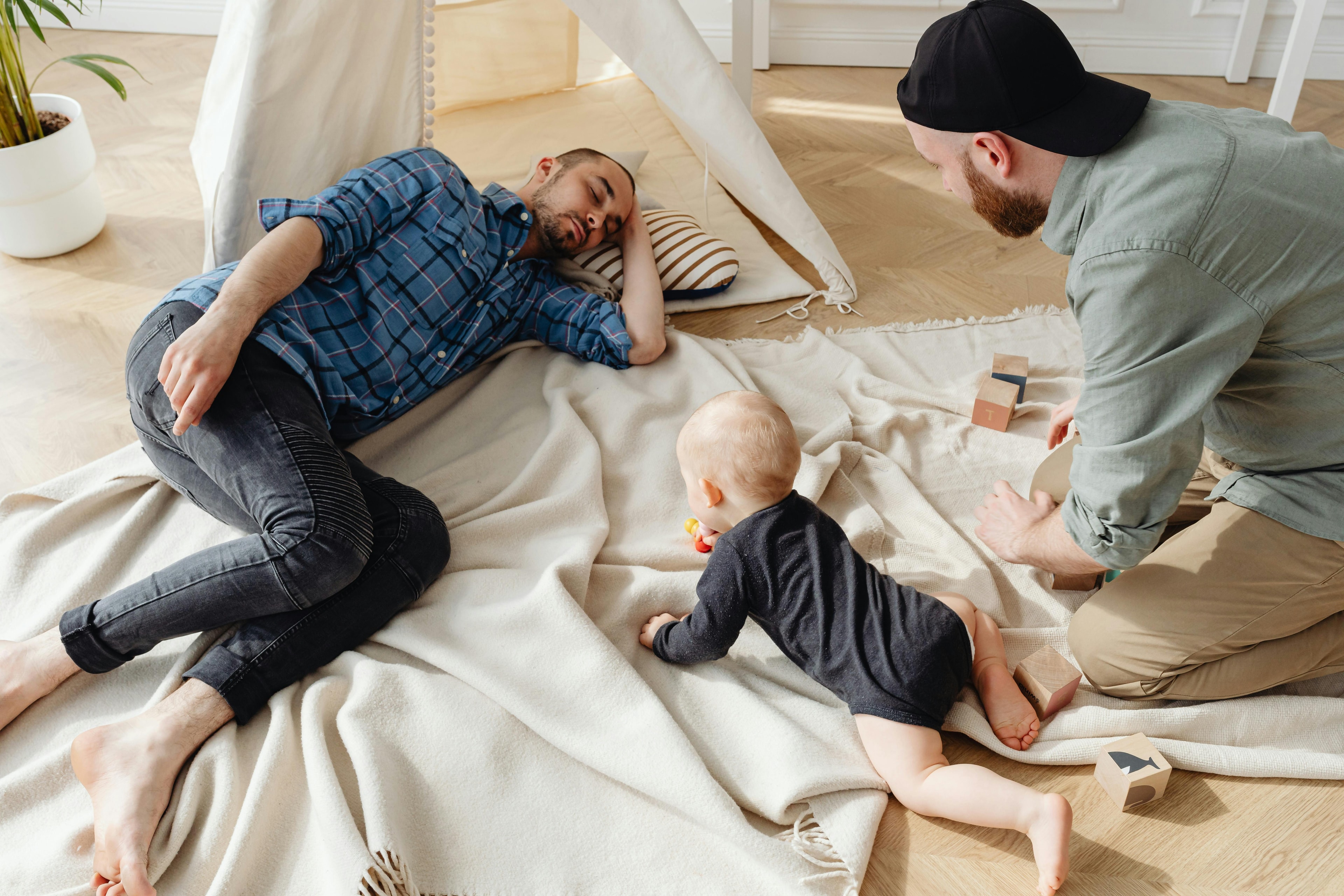 Image for 12 Low-Energy Baby Activities for Tired New Parents